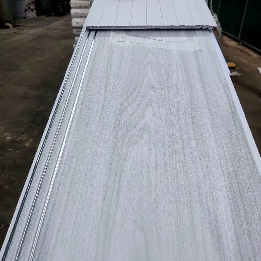 Width 30cm* Thickness8/9mm Wooden Grain PVC Ceiling Panel Plastic Panel for Interior House Decoration