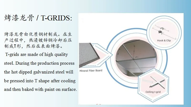 Building Material/Suspended T Bar Ceiling T Grid Components Fut Wooden Ceiling Frames